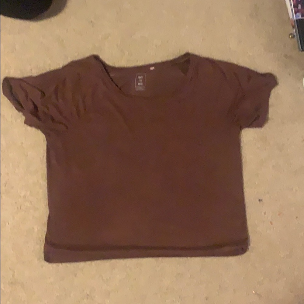MeToWe Maroon Tee